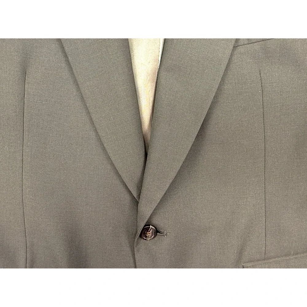 Vintage Brooks Brothers Pure Wool Sport Coat Mens 44R USA Made Olive Jacket 1796